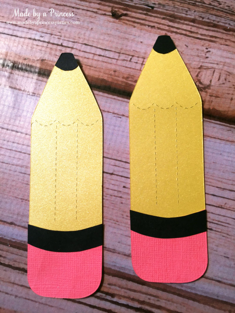 sizzix pencil bookmark two