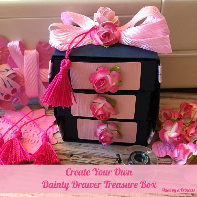 made by a princess: sizzix dainty drawer box