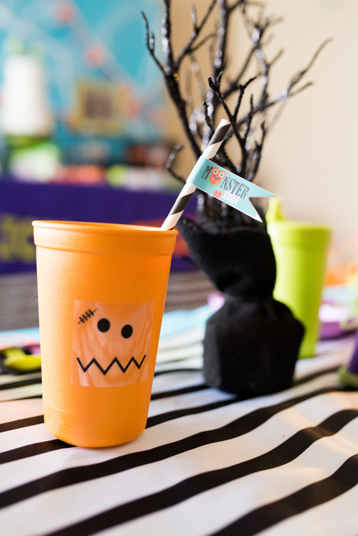 Monster Mash Party Ideas re-play cups