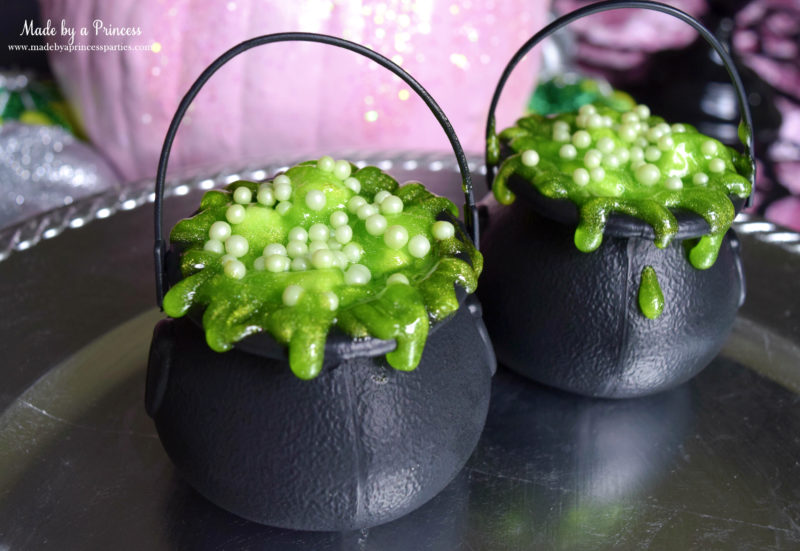 Halloween Party Food Cauldron Pudding Pots