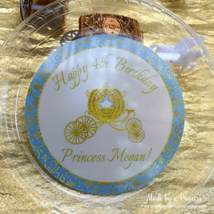 Princess Cinderella Party Will Leave You Enchanted create ur plate