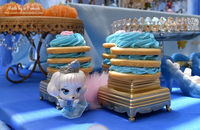 Princess Cinderella Party Will Leave You Enchanted stacked cookies