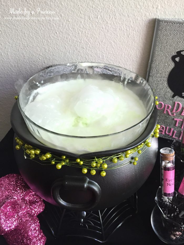 witch tea party bubbling cauldron