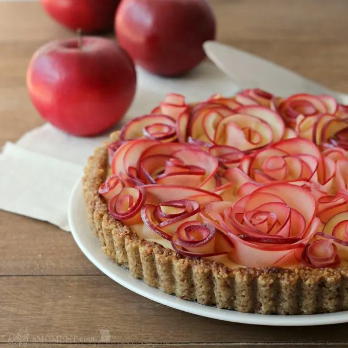 apple rose tart baking a moment