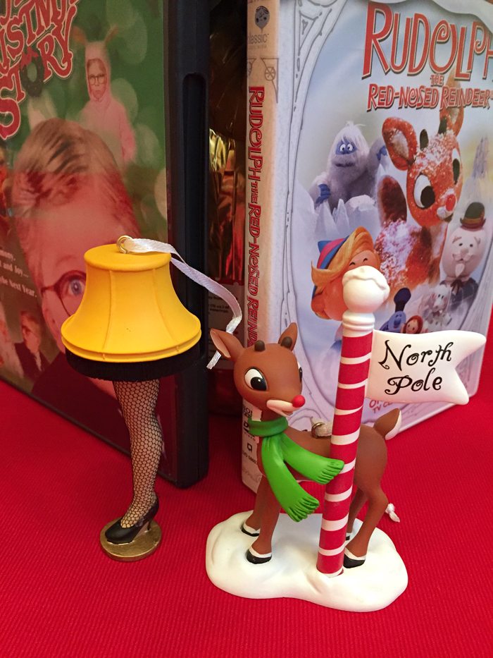 hallmark in walmart rudolf and christmas story ornaments