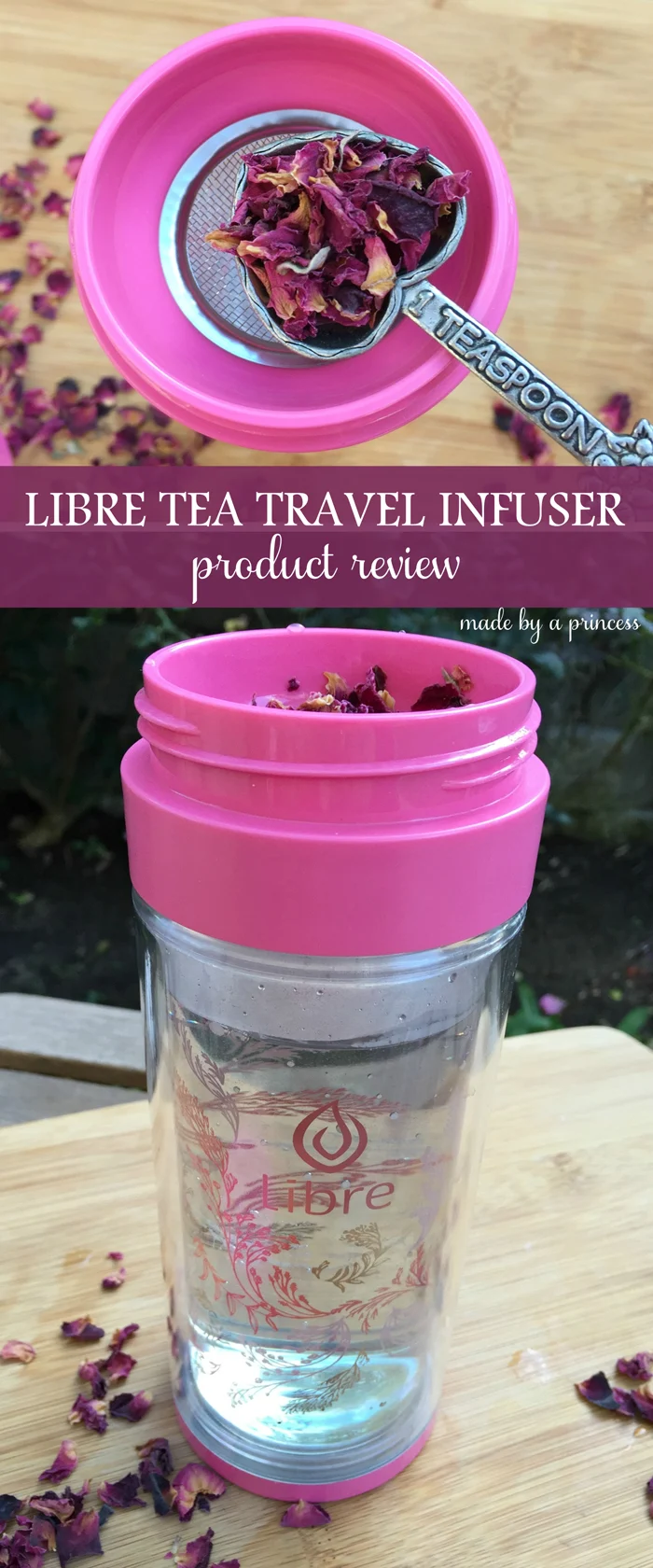 Libre Tea Glass Infuser Tumbler