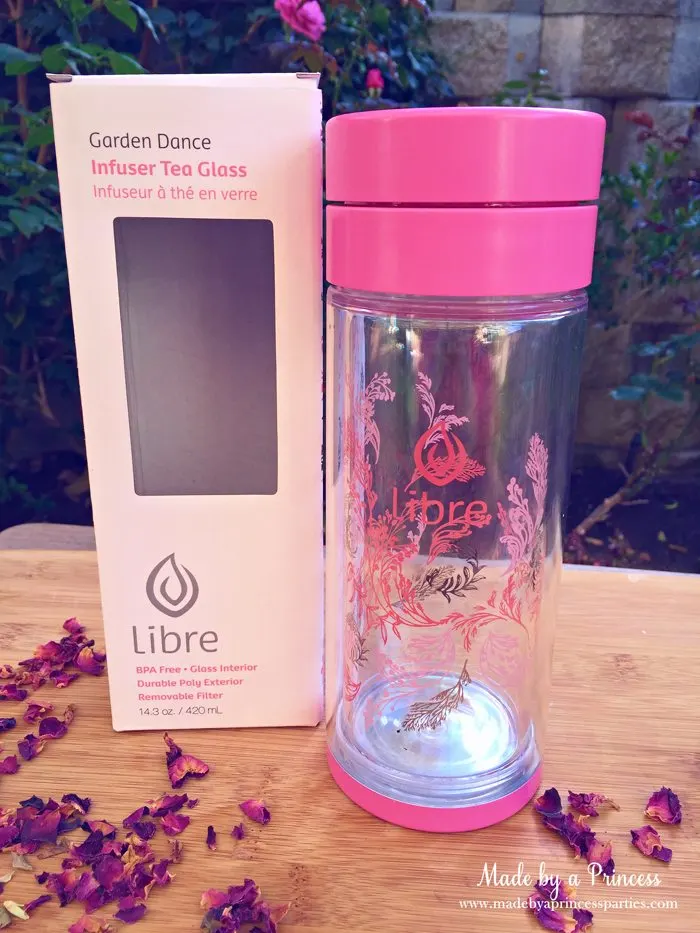 libre tea travel infuser pink