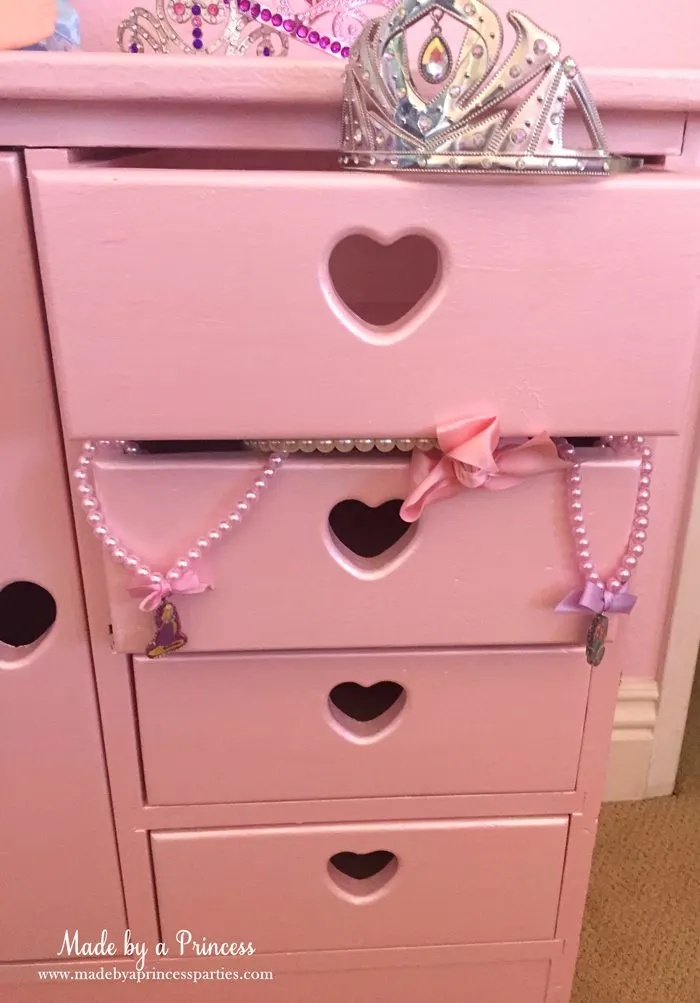 antique cabinet pink pearl makeover drawers filled with treasures