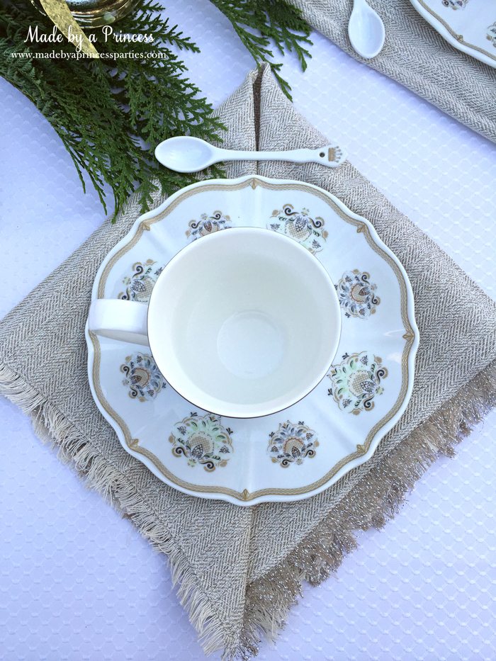downton abbey cpwm cookie exchange place setting