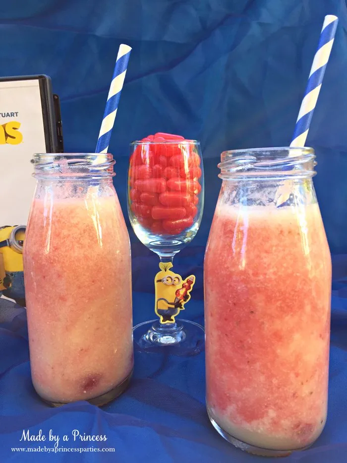 minions movie night lava mocktail drinks