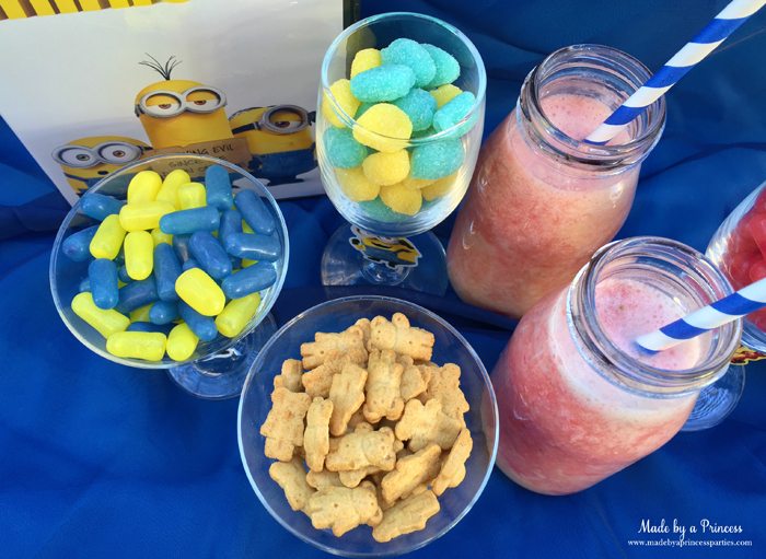 minions movie night lava mocktail snacks and drinks