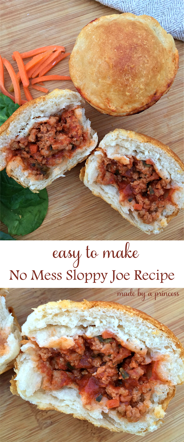 tidy tims no mess sloppy joe recipe pin it