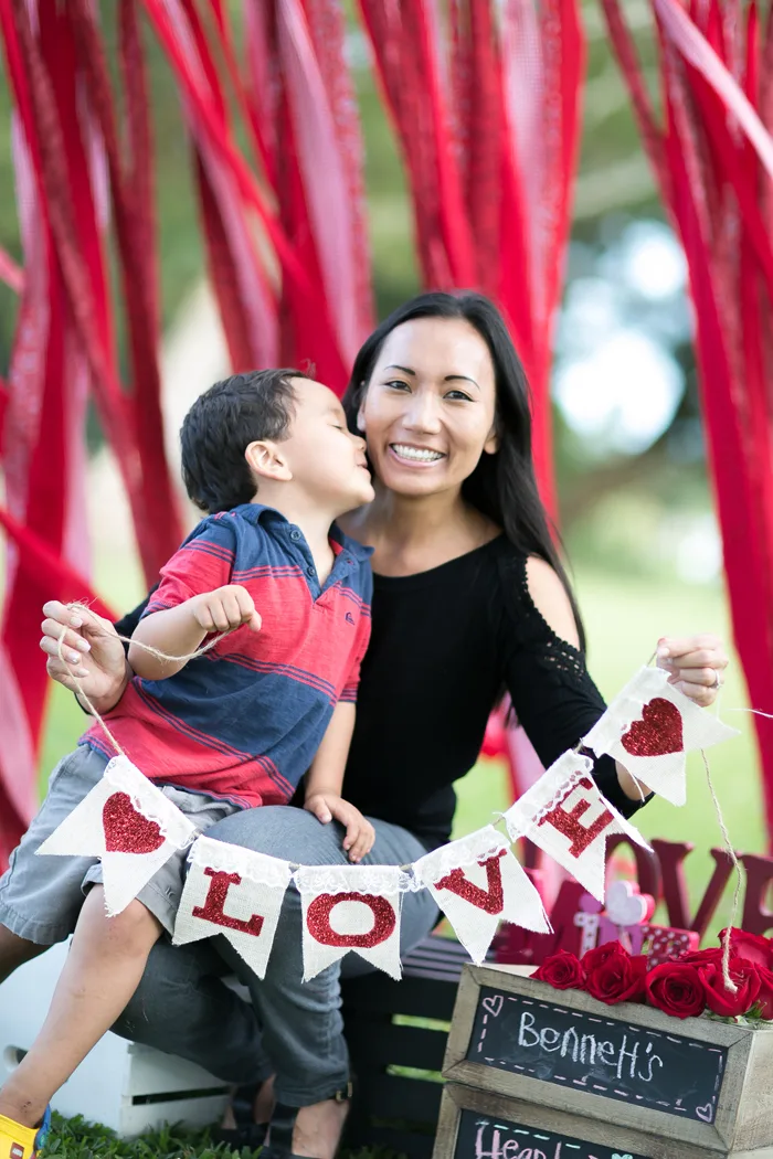 celebrate happy hearts day love banner