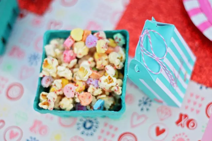 Creative Kids Valentine Party Ideas popcorn