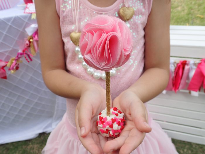 Sweet Party for Sweet Girls pretty cake pops