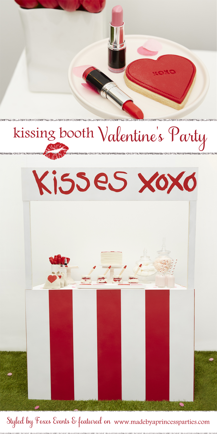kissing booth valentines party pin it