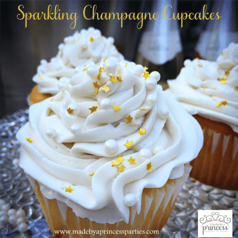 sparkling champagne cupcakes