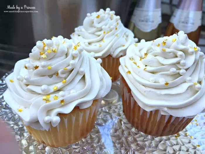 sparkling champagne cupcakes trio 2