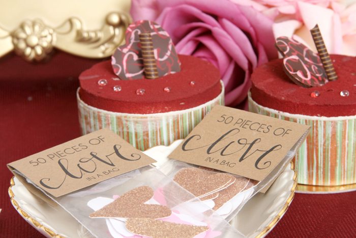 sweethearts treats for two gold hearts
