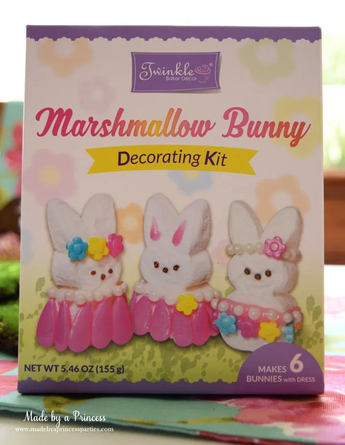 Easy Easter Entertaining Ideas marshmallow bunny decorating kit