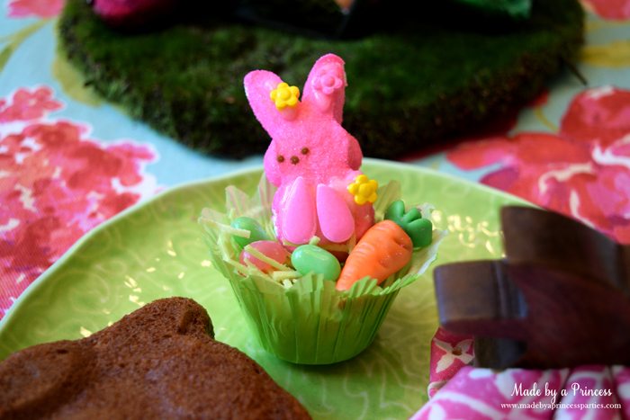 Easy Easter Entertaining Ideas marshmallow bunny in grass