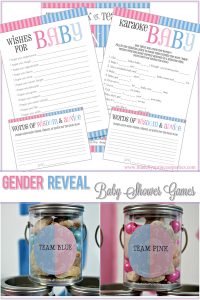 gender reveal party games made by a princess