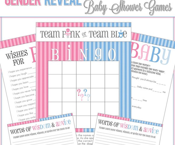 Gender Reveal Party Games