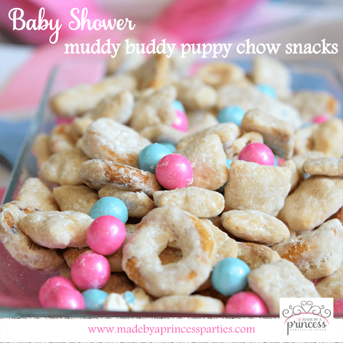 Verwonderlijk Baby Shower Muddy Buddy Puppy Chow Snacks JB-86