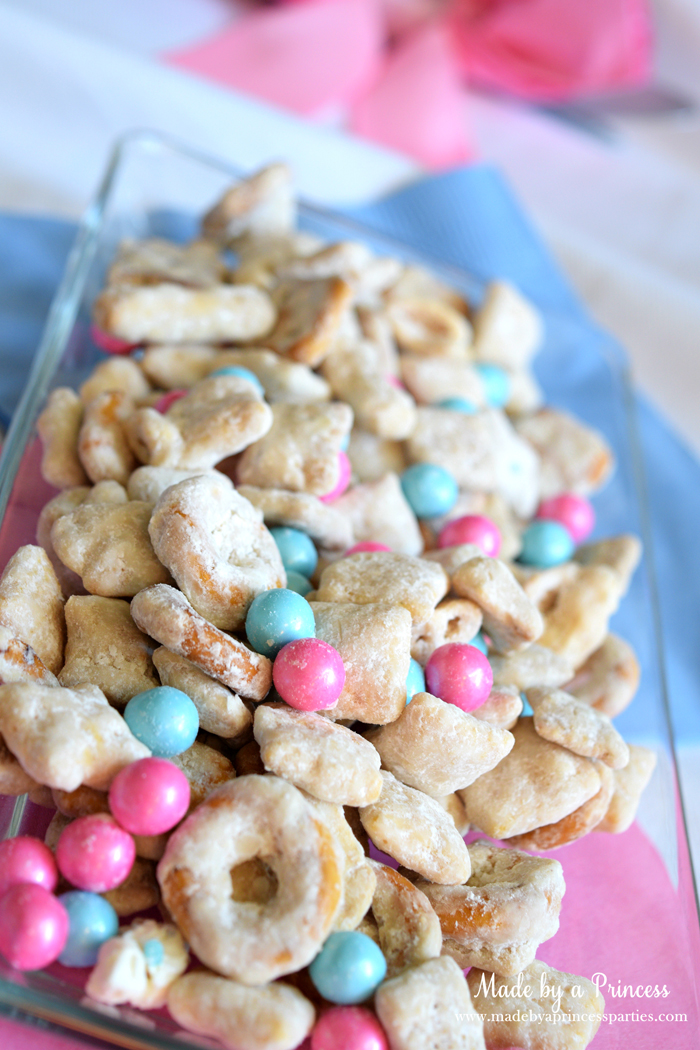 Baby Shower Muddy Buddy Puppy Chow Snacks