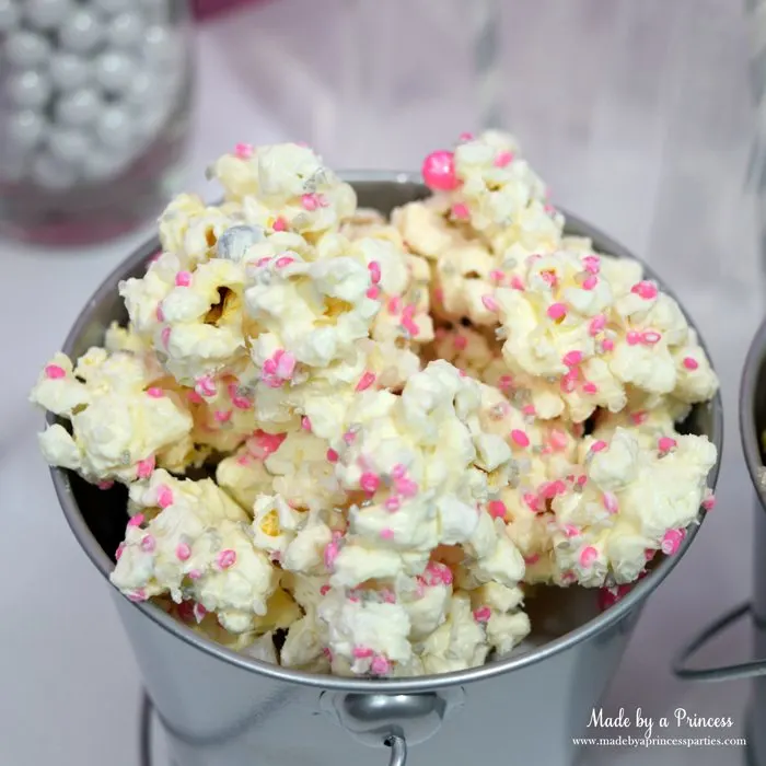 candy sprinkled chocolate covered popcorn pink 