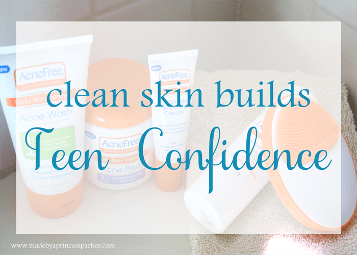 Clean Skin Builds Teen Confidence
