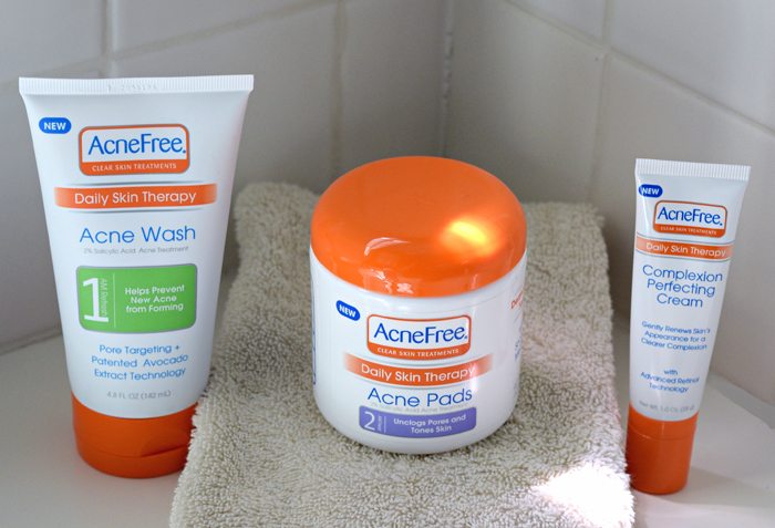 acnefree daily skin therapy set
