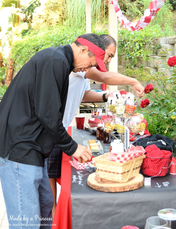 heinz build your own burger bar dads