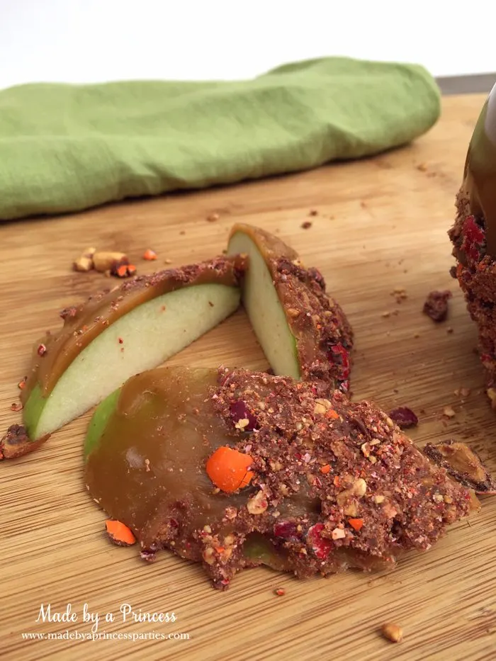 spicy crunchy caramel apple slices 2