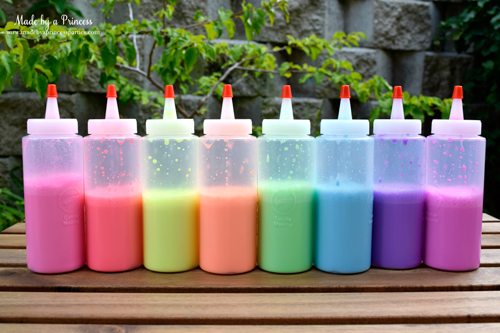 wayfair Housewarming party outdoor party spaces chalk paint rainbow