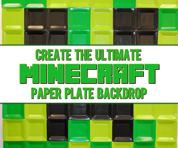 How To Create Ultimate Minecraft Party Backdrop