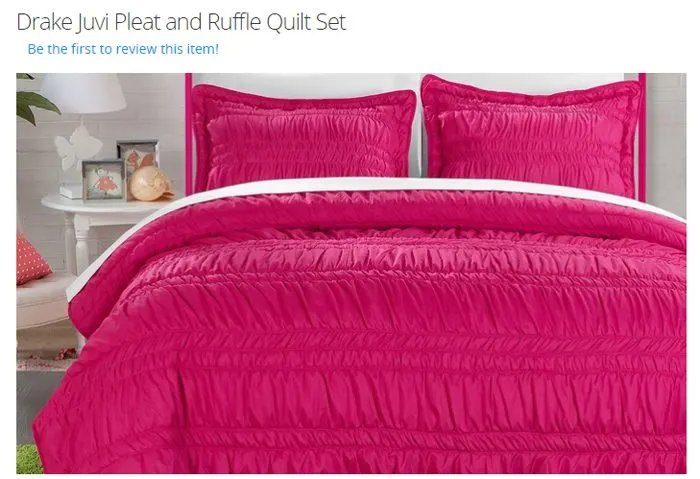 back to school beddding with groupon hot pink comforter