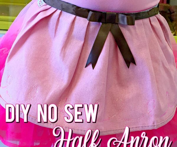 How to Make a DIY Half Apron No Sew