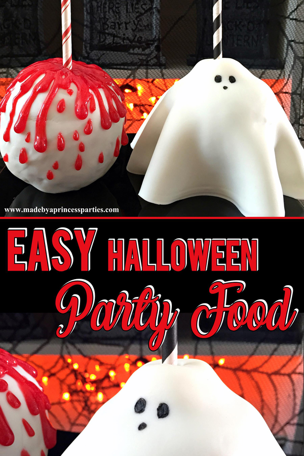 Spooky Easy Halloween Party Food you can create with your kids #halloweenpartyfood