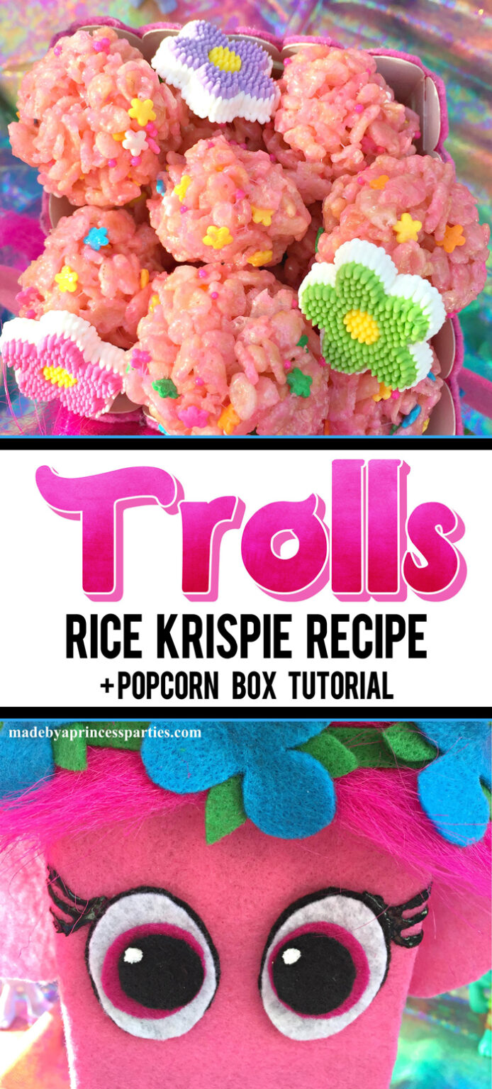 Trolls Movie Food Princess Poppy Popcorn Box