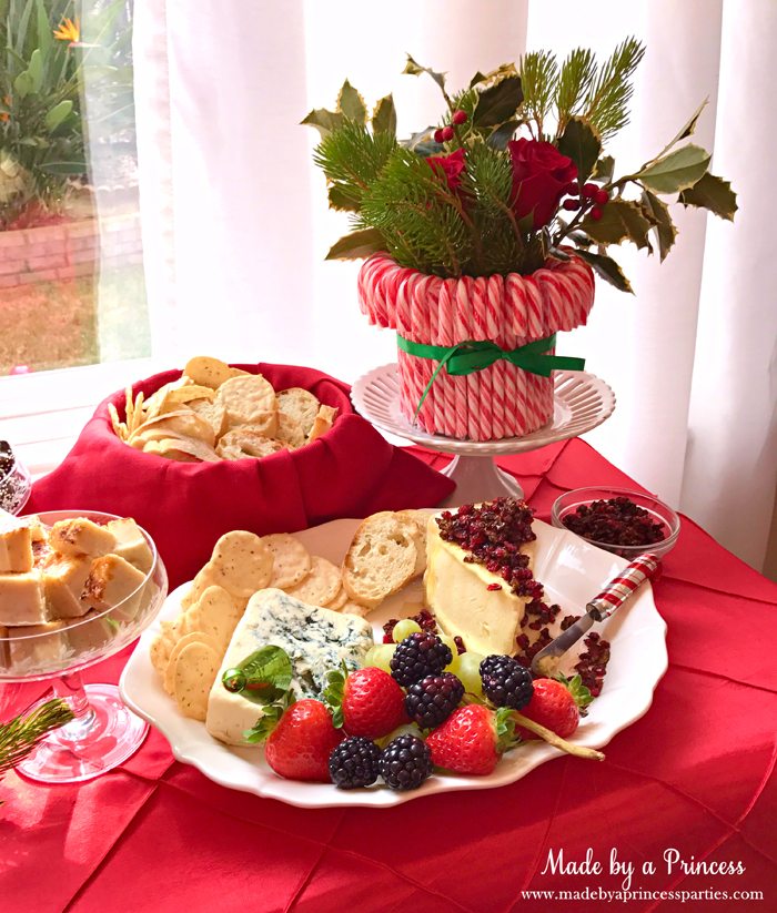 budget-friendly-holiday-mimosa-bar-party-flowers-and-cheese-platter