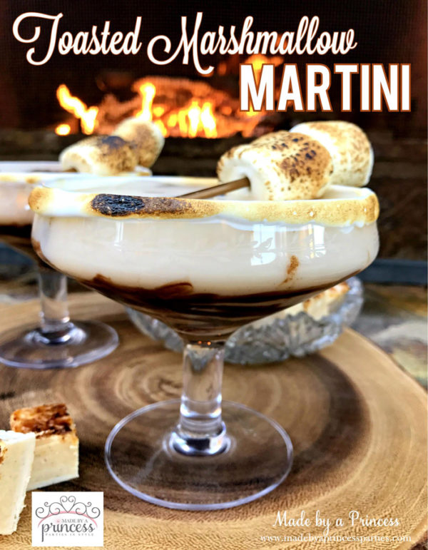 Dark Chocolate Toasted Marshmallow Martini