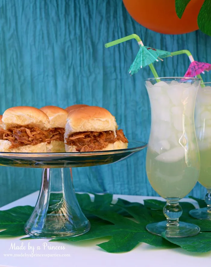 disney-moana-movie-inspired-party-guava-chicken-sandwiches-with-coconut-cooler