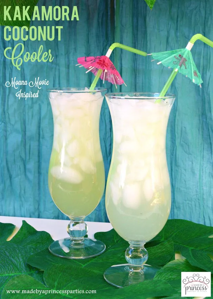 kakamora coconut cooler perfect for a tropical luau party