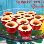 strawberry guava tropical cheesecake bites perfect finger food for your next luau