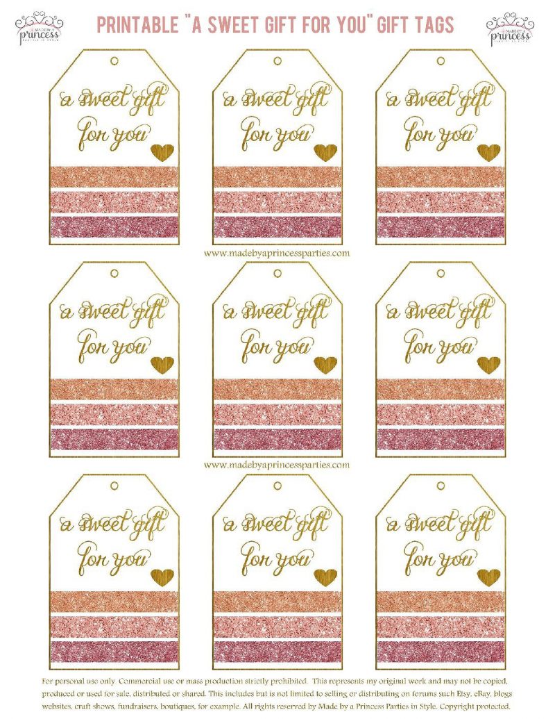 A Sweet Gift for You Tags MBAP