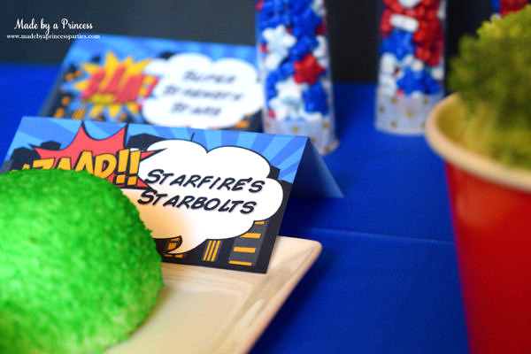 Superhero Inspired Party Food Ideas Free Printables