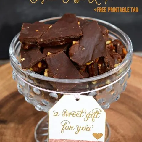 Dark Chocolate English Toffee Recipe