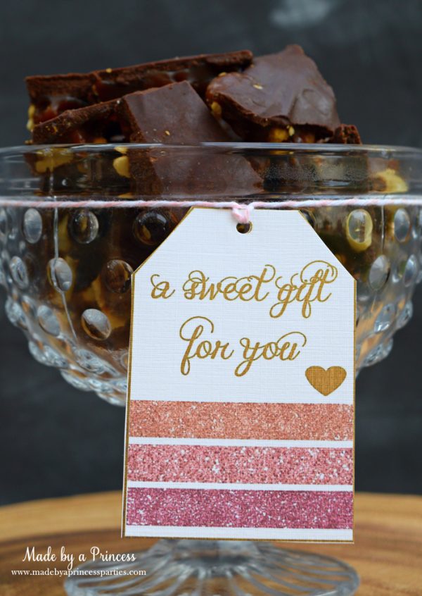 Dark Chocolate English Toffee Recipe Made by a Princess