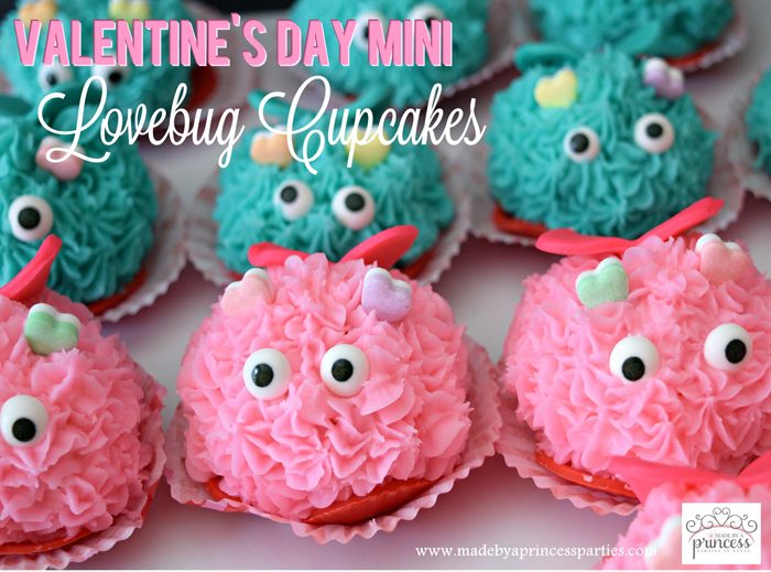 Mini Lovebug Cupcakes Tutorial